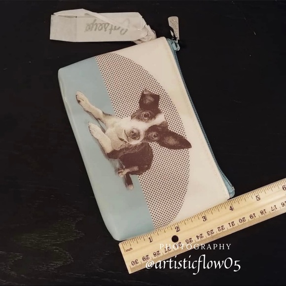 NEW! Modern Zip Pouch Etched Dog by Catseye London - Picture 6 of 9